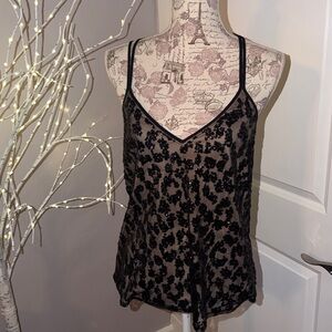 Express Black Sequin Women's Top